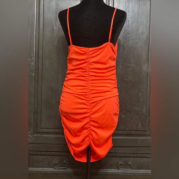 Molicuty Red bodycon dress. Size Small - Picture 3 of 10